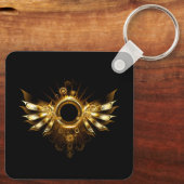 スチームパンク翼 キーホルダー (裏面)