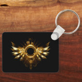 スチームパンク翼 キーホルダー (正面)