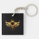 スチームパンク翼 キーホルダー (裏面)