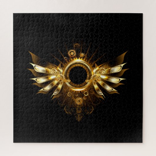 スチームパンク翼 ジグソーパズル (縦)