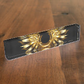 スチームパンク翼 デスクネームプレート (側面)