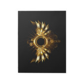 スチームパンク翼 ノートパッド (回転)