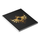 スチームパンク翼 ノートパッド (アングル)