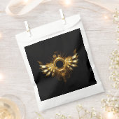 スチームパンク翼 フェイバーバッグ (クリップ留めされた状態)