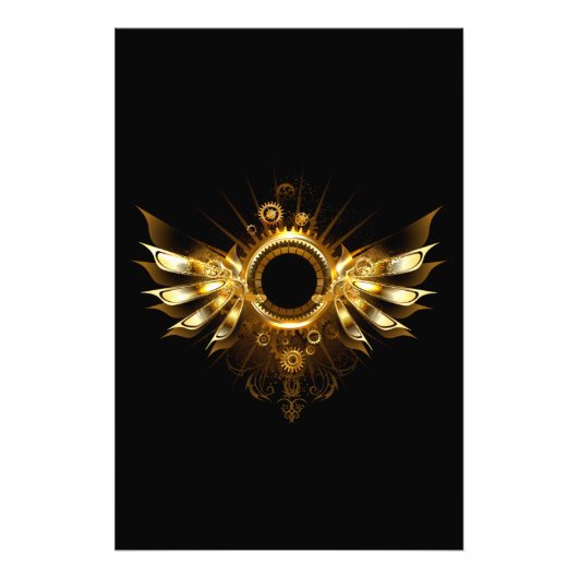 スチームパンク翼 フォトプリント            (正面)