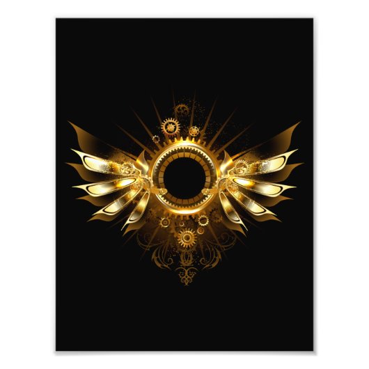 スチームパンク翼 フォトプリント            (正面)