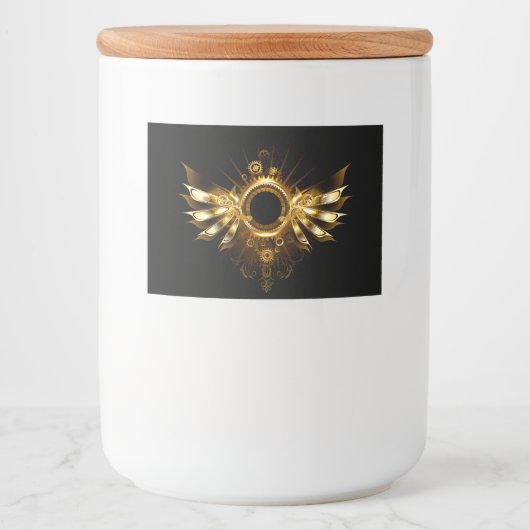 スチームパンク翼 フードラベル (正面)