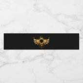 スチームパンク翼 ペットボトルラベル (シングルラベル)