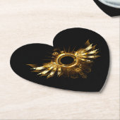 スチームパンク翼 ペーパーコースター (アングル)