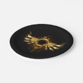 スチームパンク翼 ペーパープレート (アングル)