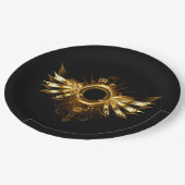 スチームパンク翼 ペーパープレート (アングル)