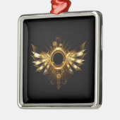 スチームパンク翼 メタルオーナメント (左)