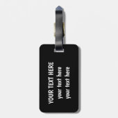 スチームパンク翼 ラゲッジタグ (裏面縦)