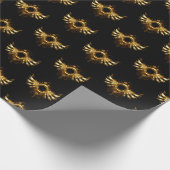 スチームパンク翼 ラッピングペーパー (角)