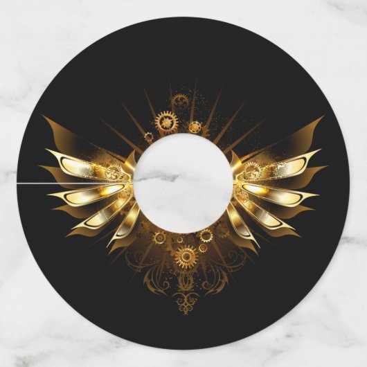 スチームパンク翼 ワイングラスタグ (正面)