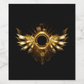 スチームパンク翼 ワインラベル (シングルラベル)