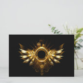 スチームパンク翼 便箋 (スタンド正面)