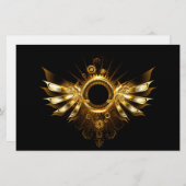 スチームパンク翼 便箋 (正面/裏面)