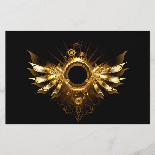 スチームパンク翼 便箋 (正面)