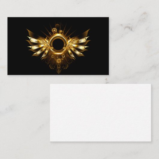 スチームパンク翼 名刺 (正面/裏面)