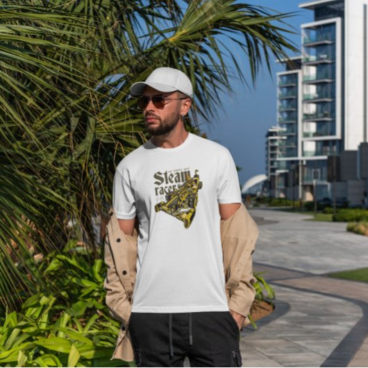 スチームパンク自動車輸送 Tシャツ