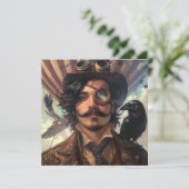 スチームパンク航空ビクトリアン船産業レーベン 招待状 (スタンド正面)