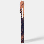 スチームパンク色グラデーショ素朴ン獅子 Case-Mate iPhoneケース (裏面 / 左)