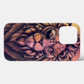 スチームパンク色グラデーショ素朴ン獅子 Case-Mate iPhoneケース (裏面 (横))