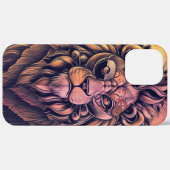 スチームパンク色グラデーショ素朴ン獅子 Case-Mate iPhoneケース (裏面 (横))