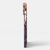 スチームパンク色グラデーショ素朴ン獅子 iPhoneケース (左側面)