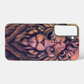 スチームパンク色グラデーショ素朴ン獅子 SAMSUNG GALAXYケース (裏面横)