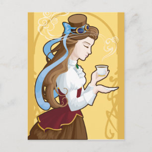 スチームパンク茶時間 ポストカード