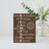 スチームパンク葉書 ポストカード (スタンド正面)