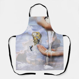 スチームパンク誕生日レターBオールオーバープリントTシャツ エプロン