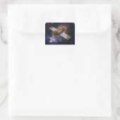 スチームパンク通信衛星 星空 スクエアシール (バッグ)