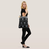 スチームパンク銀亜鉛バルーン名前をカスタムする トートバッグ (モデル)