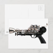 スチームパンク銃 ポストカード (正面/裏面)
