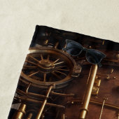 スチームパンク銅蒸気列車 ビーチタオル (インサイチュ)