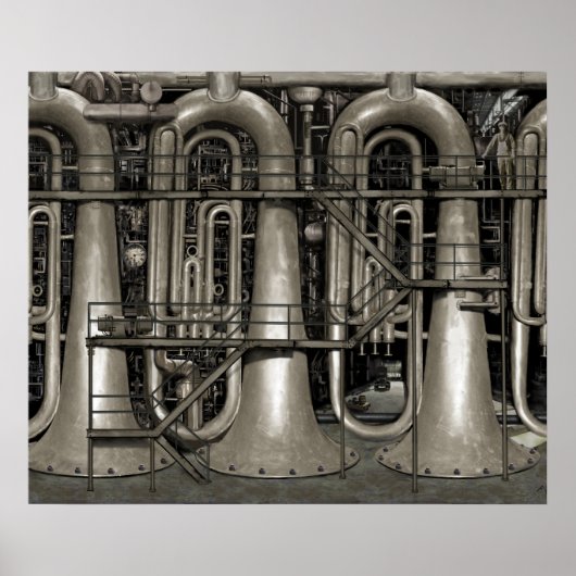 スチームパンク音楽工場 ポスター (正面)