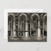 スチームパンク音楽工場 ポストカード (正面/裏面)