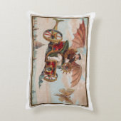 スチームパンク飛んでいるカーアクセント枕 アクセントクッション (裏面(縦))