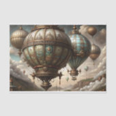 スチームパンク飛行船のデコページ 薄葉紙 (正面)