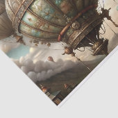 スチームパンク飛行船のデコページ 薄葉紙 (詳細)