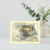 スチームパンク飛行船ツアーはがき ポストカード (スタンド正面)