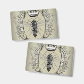 スチームパンク養蜂家ボスレディ・蜂の女王のクラウン バッジ (正面＆裏面)