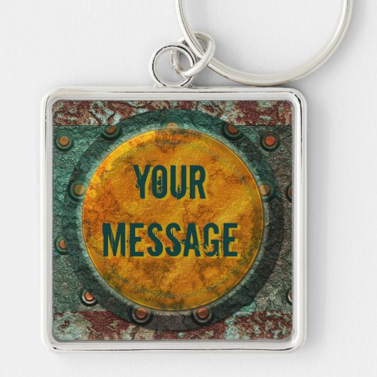 スチームパンク1Aキーチェーン キーホルダー (正面)