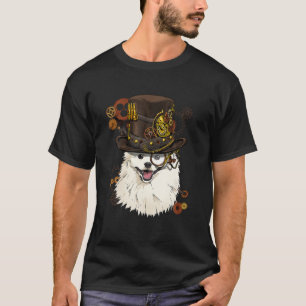 スチームパンク・アメリカン・エスキモ・ドッグ・スチームパンク・ラバ Tシャツ