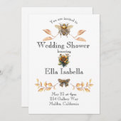 スチームパンク ウェディング シャワーの招待状 招待状 (正面/裏面)