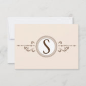 スチームパンク ウェディング レセプション 招待状 (裏面)