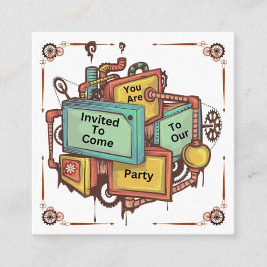 スチームパンク エンクロージャーカード (正面)